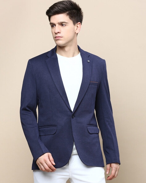 Blue colour outlet blazer price