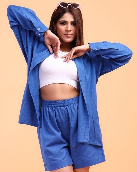 Buy Blue Co-ord Sets for Women by BE BOSY Online