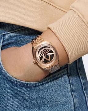 adidas originals Analogue Watch with Metallic Strap-AOFH23009-picture-19