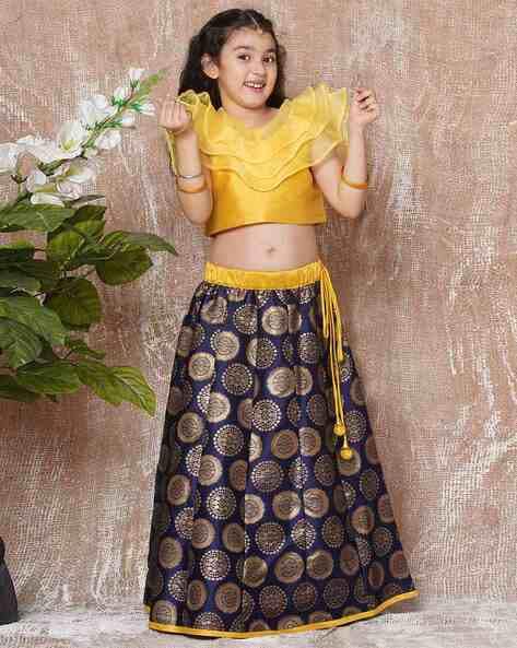 JAI BABARI CREATION Indi Girls Lehenga Choli Ethnic Wear Printed Lehenga  Choli Price in India - Buy JAI BABARI CREATION Indi Girls Lehenga Choli  Ethnic Wear Printed Lehenga Choli online at Flipkart.com