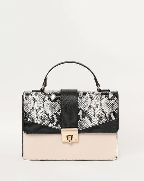 Women Snake Pattern Sling Bag