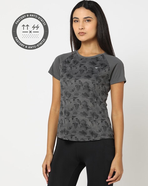 Buy Grey Tshirts for Women by PERFORMAX Online