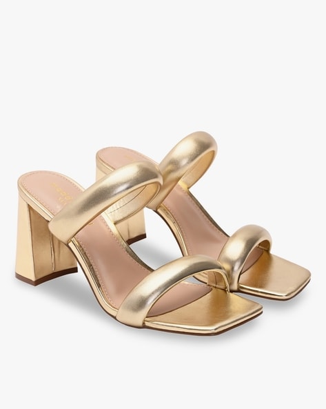 Steve madden glassy clear online block heel dress sandals