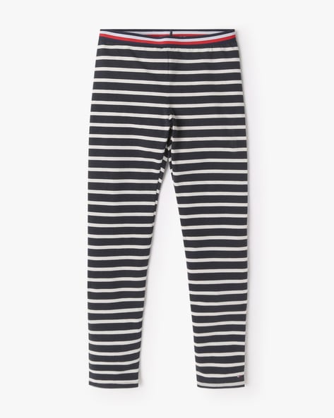 Cotton Rich Striped Leggings (0-3 Yrs)