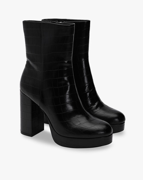 Steve madden crocodile outlet booties