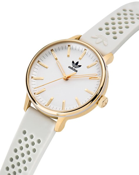 Adidas white and clearance gold watch