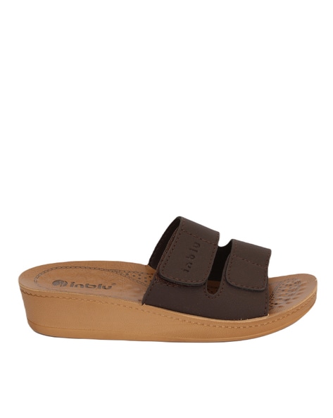 Buy Brown Flip Flop Slippers for Women by INBLU Online Ajio