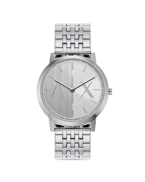 Armani Exchange Female Silver Analog Stainless Steel Watch | Armani Exchange  – Just In Time