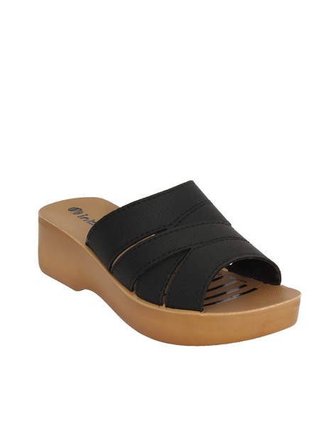 Buy Black Flip Flop Slippers for Women by INBLU Online Ajio