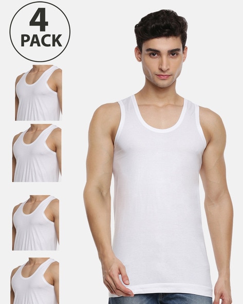 Buy White Vests for Men by Ramraj Cotton Online