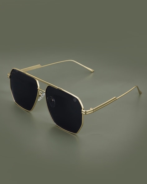 Gold rimmed sunglasses mens best sale