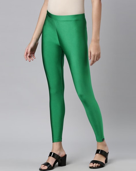 Buy Green Leggings for Women by Twin Birds Online