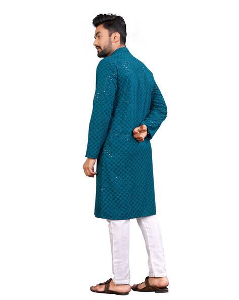 Embroidered Kurta & Pyjamas Set