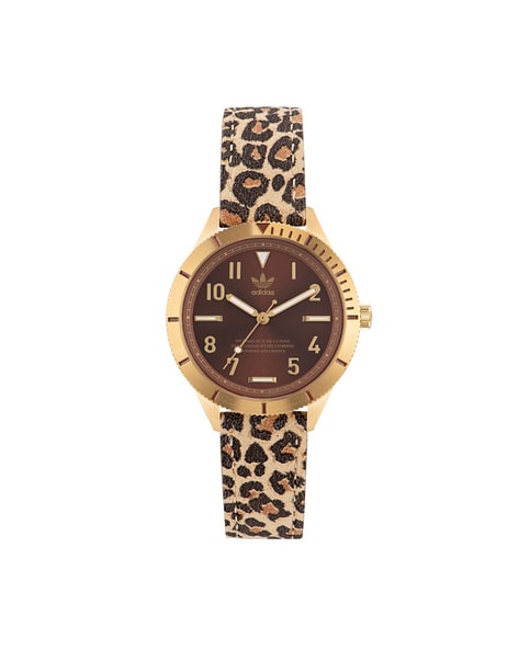 Buy ADIDAS ORIGINALS Women Animal Print Strap Analogue Watch-AOFH22572 |  Brown Color Women | AJIO LUXE