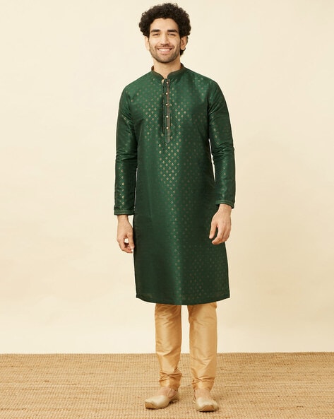 Buy Yellow Ethnic Suit Sets for Men by MANYAVAR Online | Ajio.com