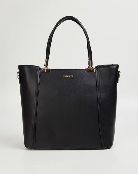 Oversized store black handbag