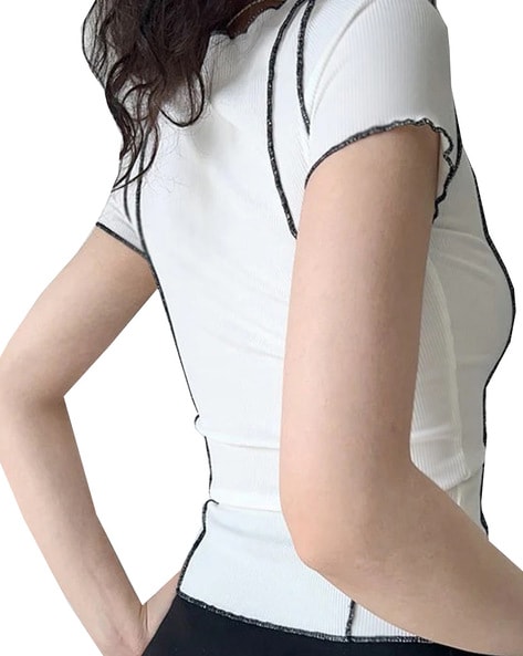 Buy White Tops for Women by CLAFOUTIS Online