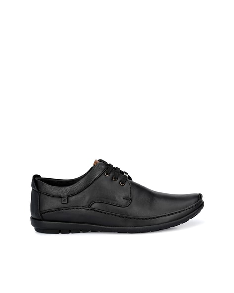 Egoss black hot sale formal shoes