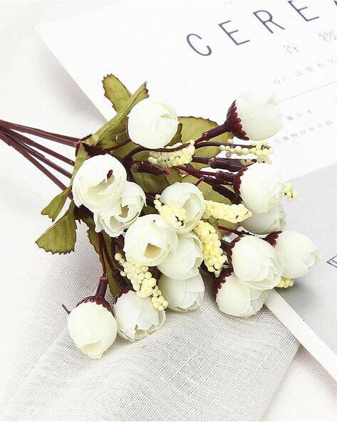 HOMESAKE Set of 2 Artificial Plastic Flowers