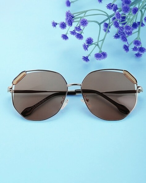 Buy/Send Blue Round Women Sunglasses Online- FNP