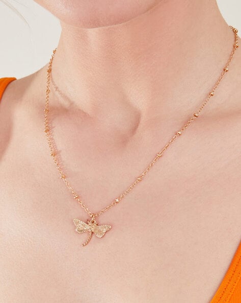 Pendant Dragonfly - Goldplated