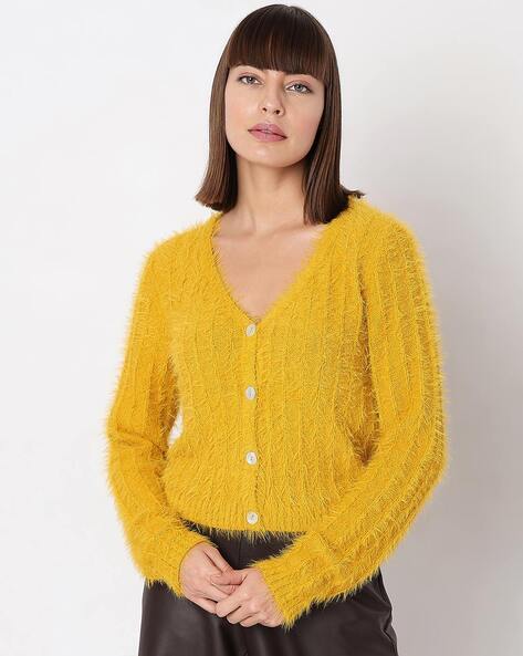 Buy Yellow Sweaters & Cardigans for Women by Vero Moda Online