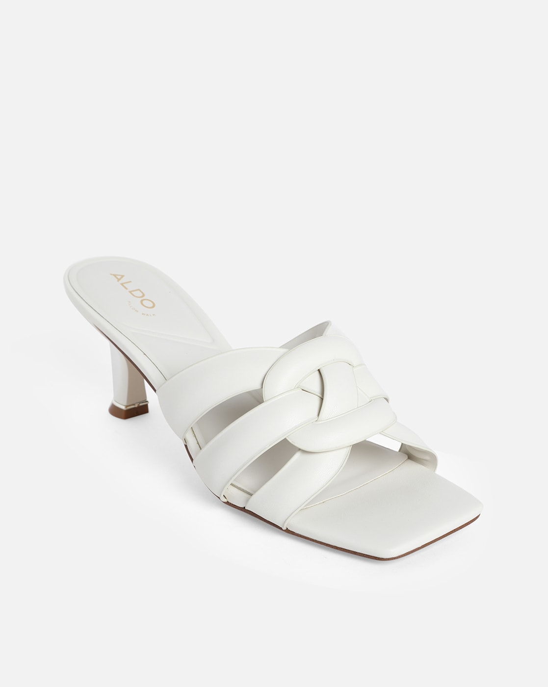 Elenaa Women's White Flat Sandals | Aldo Shoes