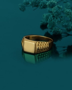 Gents Gold Ring | Men Engagement Ring | Senco Gold-smartinvestplan.com