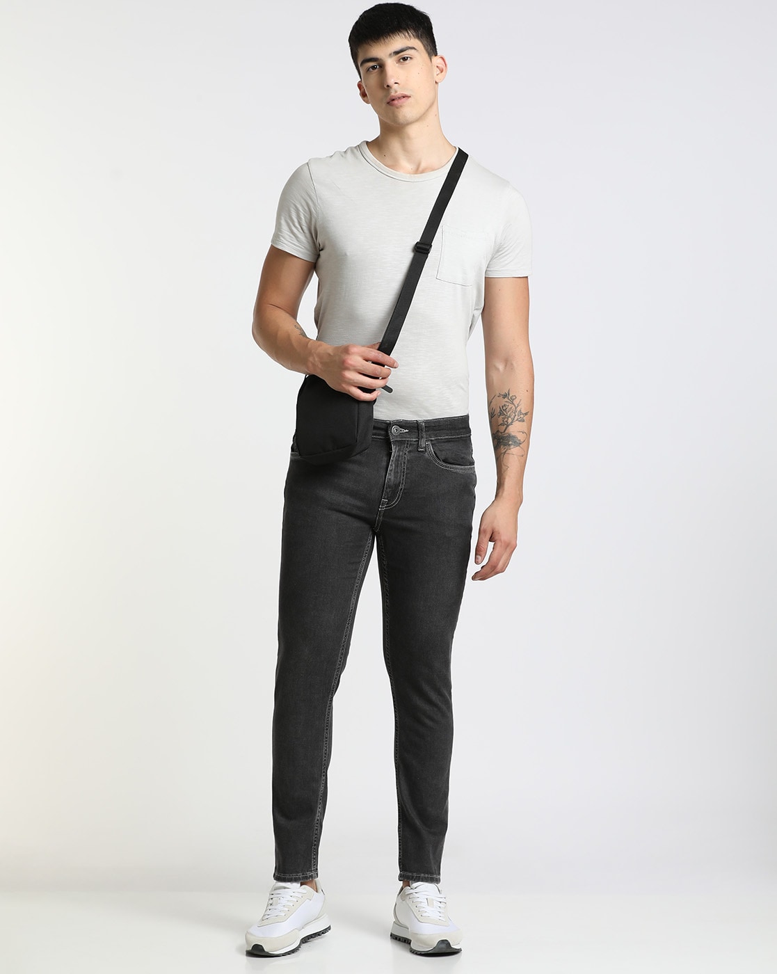 Buy Grey Jeans for Men by ALTHEORY Online