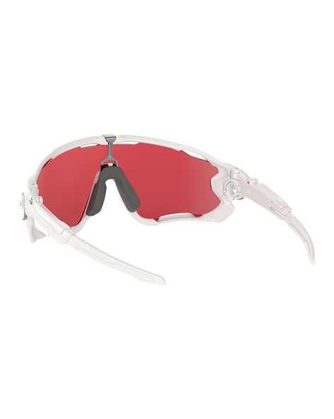 Buy Oakley Men Injected Shield Sunglasses 0OO9290 White Color Men AJIO LUXE