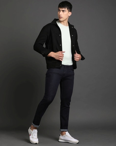 Skinny Fit Mid-Rise Jeans