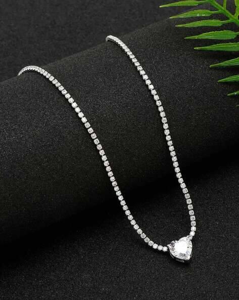 Buy Silver-Toned Necklaces Pendants for Women by Youbella Online