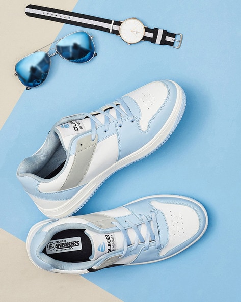 Enjoy more than 170 blue and white sneakers latest