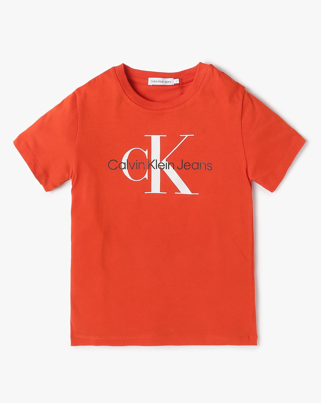 Calvin klein white 2024 and red t shirt