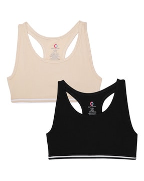 Buy 4Pcs/Lot Young Girls Bra, Puberty Bra with Removable Padded for Puberty  Girls, Teens Sports Training Vest Underwear Online at desertcartINDIA