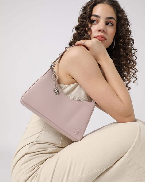 Women Baguette Bag with Semi-Detachable Strap