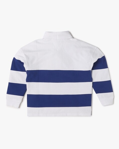 Tommy hilfiger sweatshirt on sale blue red white