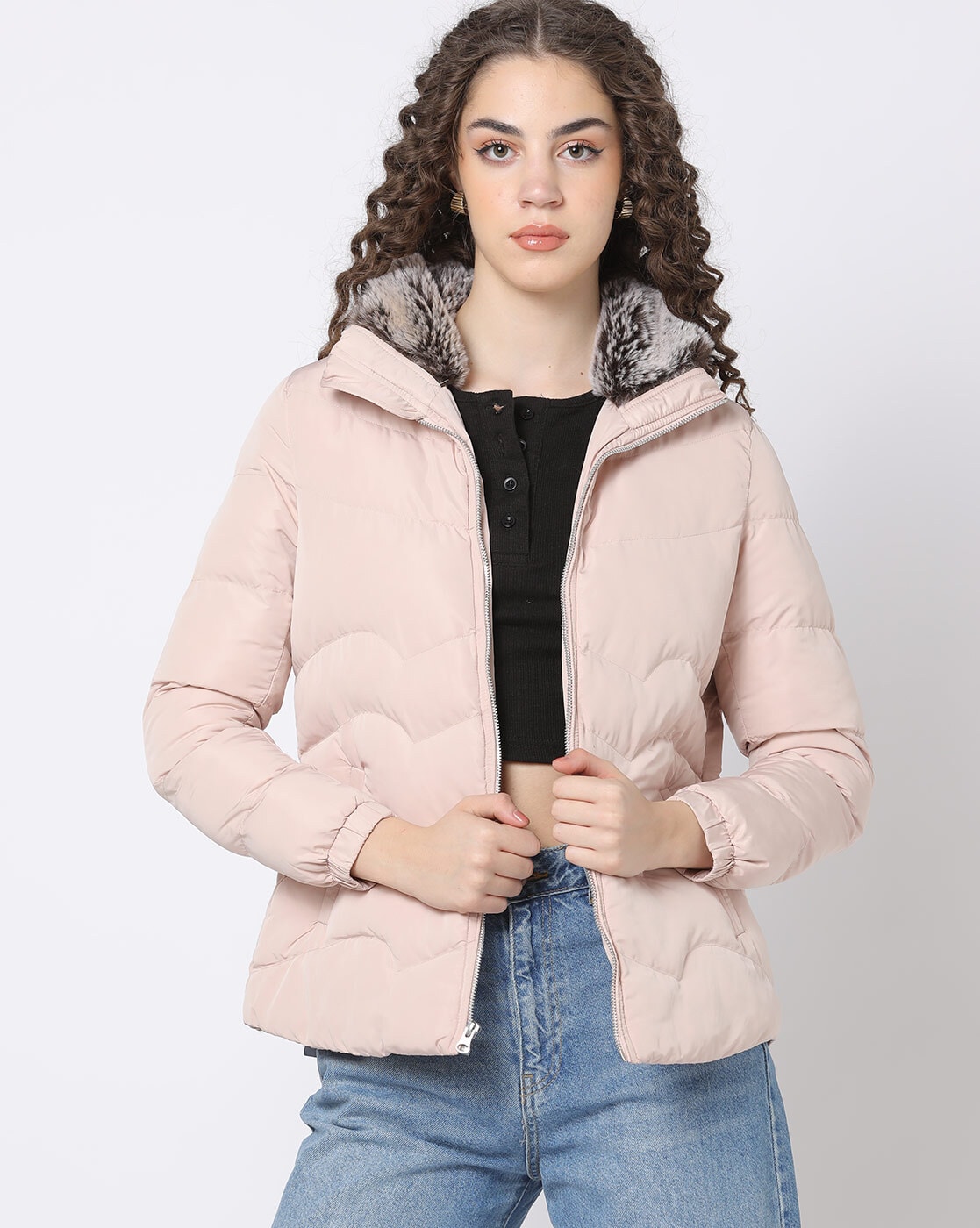 Buy Lavender Jackets & Coats for Women by Teamspirit Online | Ajio.com