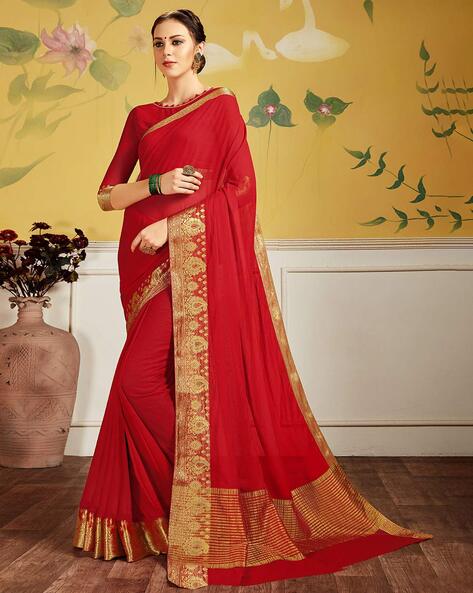 Buy Yellow Sarees for Women by Aashvi Creation Online | Ajio.com