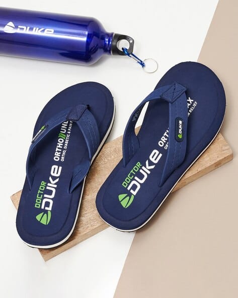 Buy Navy Blue Flip Flop Slippers for Men by DUKE Online