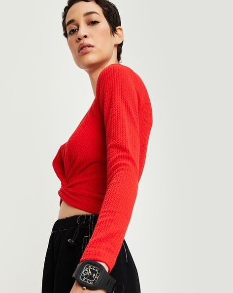 Buy Red Tops for Women by MAX Online | Ajio.com