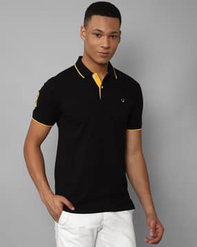 allen solly Cotton Polo T-Shirt with Logo Embroidery-picture-27