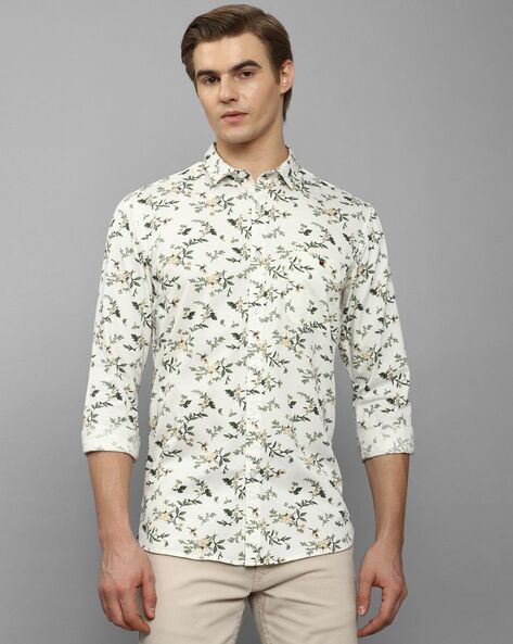 Extra slim floral dress shirt online