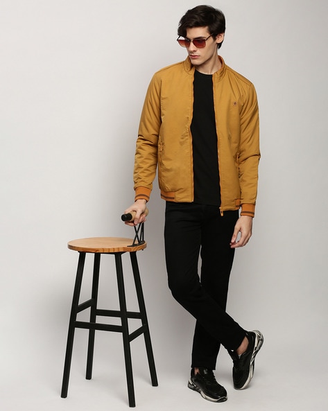 Men's sales mustard jacket