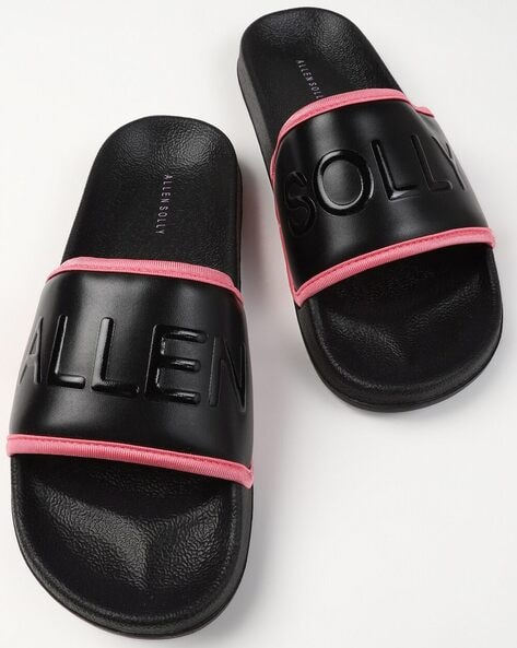 Buy Black Flip Flop Slippers for Women by ALLEN SOLLY Online