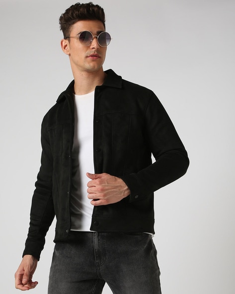SIXTY EIGHT JACKET (BLACK SUEDE) – THE CAST