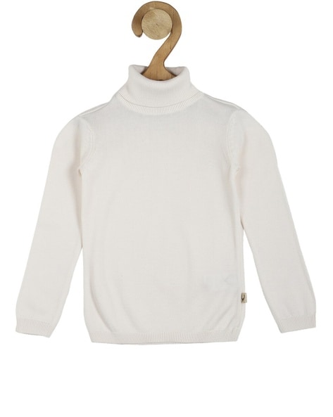 Sweatshirt with Turtle-Neck