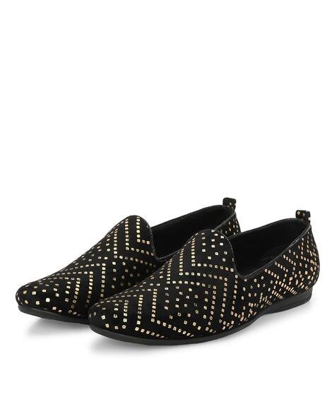 Embellished Slip-On Loafers