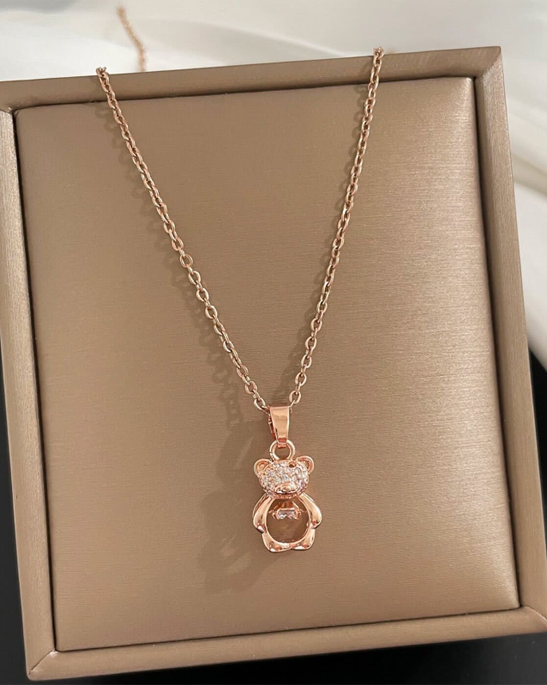 Buy Wholesale China Necklace Cute Teddy Bear Charm Necklace For Children &  Necklaces at USD 1 | Global Sources