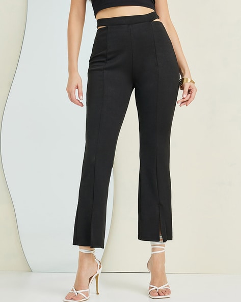 Buy Black Trousers & Pants for Women by Styli Online